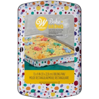 Moule Geo Rectangle - 22x32 cm - Jetable/Réutilisable - Wilton