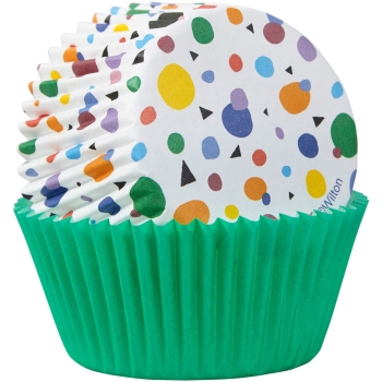 Assortiment de Caissettes motif triangles et points - WILTON 