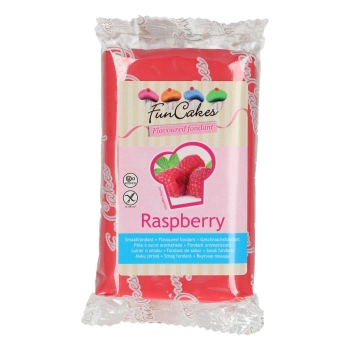 FunCakes Fondant aromatisé - Goût Framboise - Casher 