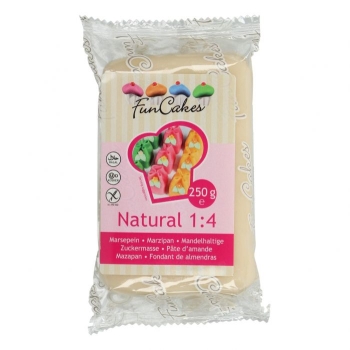 Pâte d'amande naturelle - Funcakes - 250g - Halal/Casher 