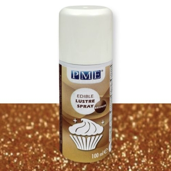 Colorant vaporisateur "lustre spray" - Bronze - Usage professionnel - Casher