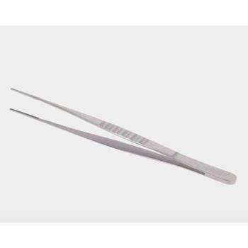 Pince de présentation droite en acier inoxydable - 16 cm 