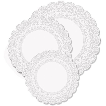 Rond à bord festonné - 25 cm 