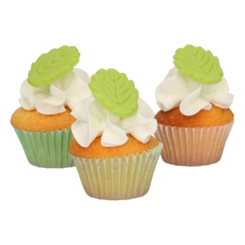 FEUILLES VERTES CLAIRES EN PÂTE D'AMANDE - FUNCAKES