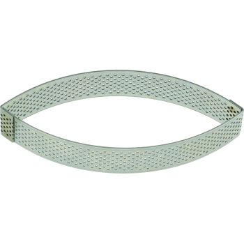 Calisson inox perforé - 12 x 5 x h 2 cm -