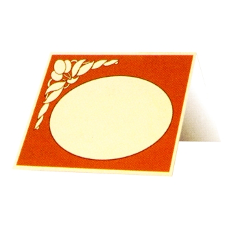 Etiquette Chevalet "Recto-Verso" - 10 unités - Modèle 2