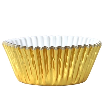 PME - caissettes à Cupcakes - Or métalisé - P/30