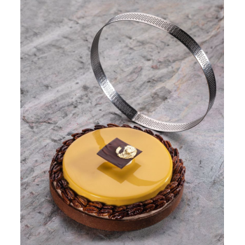 Cercle en acier micro perforé - en collaboration avec Gianluca Fusto