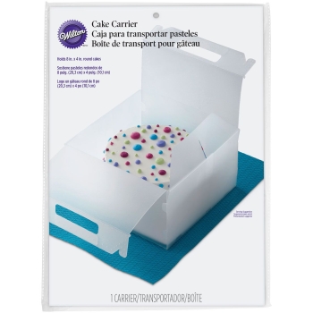 WILTON DURABLE CAKE CARRIER CLEAR