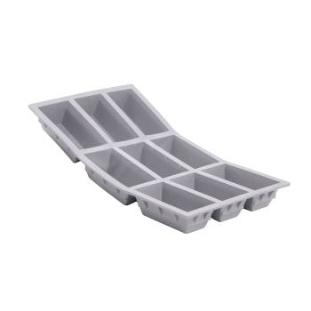 PLAQUE PETITS CAKES ELASTOMOULE, MOUSSE DE SILICONE  (plaque de 300 x 176 mm)
