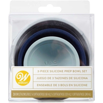 ENSEMBLE DE 3 BOLS EN SILICONE - WILTON