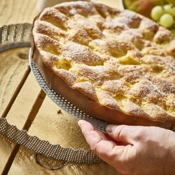 MOULE TARTE INOX PERFORE FOND DÉMONTABLE