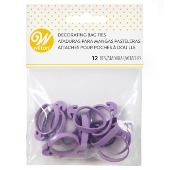 WILTON ELASTIQUES POUR POCHE À DOUILLE - PCS/12