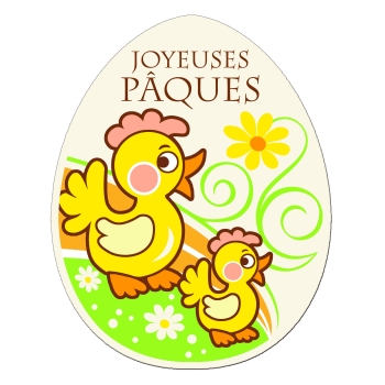 OEUFS PAQUES PATE D'AMANDE GM P/60