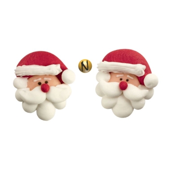 TETE DE PERE NOEL - 36X33 MM