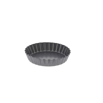 MOULE À TARTELETTE ROND CANNELÉ, ACIER ANTIADHÉSIF