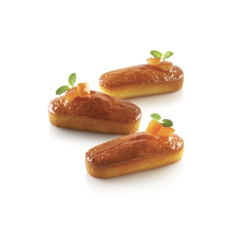 AIR PLUS 03 - SET 2 PZ STAMPO IN SILICONE N.6 MINI PLUM CAKE 40X95 H 25 MM