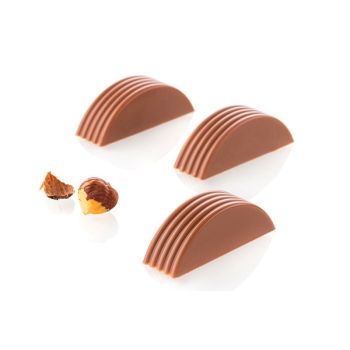 MOULE 24 PRALINES RAYURES (RIGA-P)-CONCU AVEC VINCENT GUERLAIS-47.8X15XH16MM