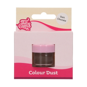 Poudre alimentaire FunColours - Chocolat Noir -Dark chocolate- 1,5g - Halal