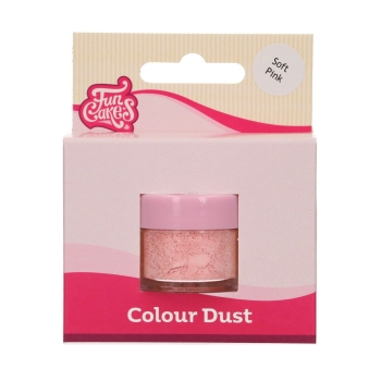 POUDRE ALIMENTAIRE FUNCAKES COLOUR DUST - SOFT PINK - 4 G