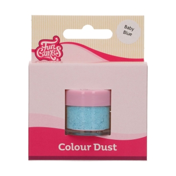 POUDRE ALIMENTAIRE FUNCAKES COLOUR DUST - BABY BLUE - BLEU BÉBÉ  - 4 G