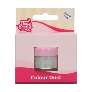 POUDRE ALIMENTAIRE FUNCAKES COLOUR DUST -  SHADOW GREY - 4 G