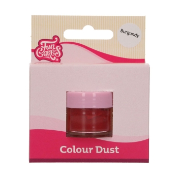 Poudre alimentaire FunColours - BURGUNDY - 1,5g - Halal