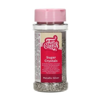 FUNCAKES PERLES EN SUCRE -METALLIC SILVER- 80G