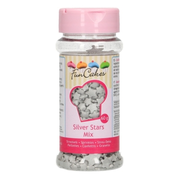 ETOILES EN SUCRE ARGENTE - 60G