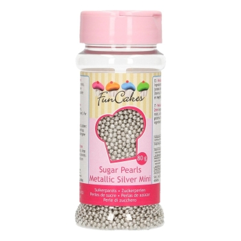 MINI PERLE DE SUCRE ARGENT - 80 GRAMMES