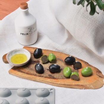 MOULE EN SILICONE OLIVE - 30 X 7 ML