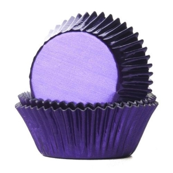 MOULES À PÂTISSERIE - HOUSE OF MARIE - ALUMINIUM VIOLET - PCS /24