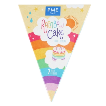 KIT COLORANTS ALIMENTAIRES - GÂTEAU ARC -EN - CIEL