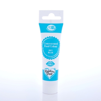 Colorant ProGel concentré 25g - Bleu ciel -Sky Blue- Halal/Casher
