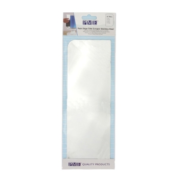 RACLOIR À BORD PLAT EN ACIER INOXYDABLE - 25 CM - PME