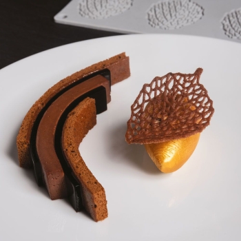 MOULE SILICONE FEUILLE - 8 X 3 ML