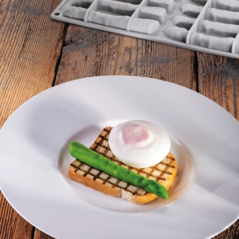 PRECOMMANDE - MOULE EN SILICONE ASPERGES - 12 X 15 ML
