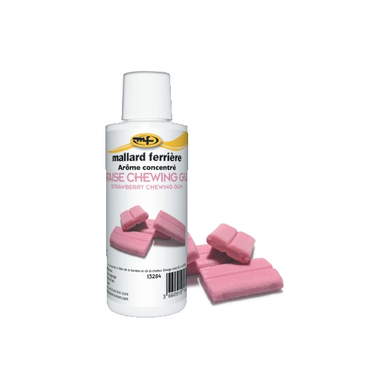 Arômes concentrés : Fraise Chewing Gum - 125 ml