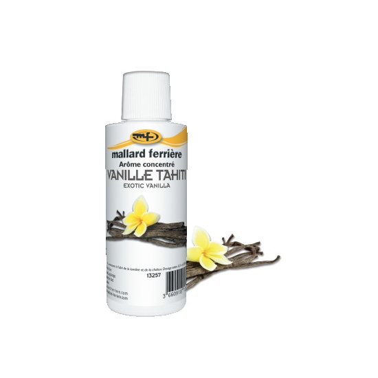 Arômes concentrés : Vanille Tahiti -  125 ml