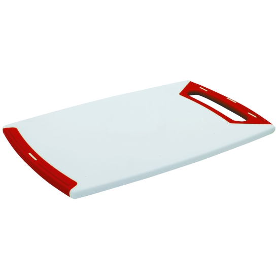 Planche à découper en polyéthylène blanc