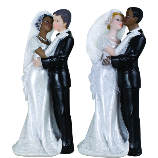 Couple mixte - 18 cm  