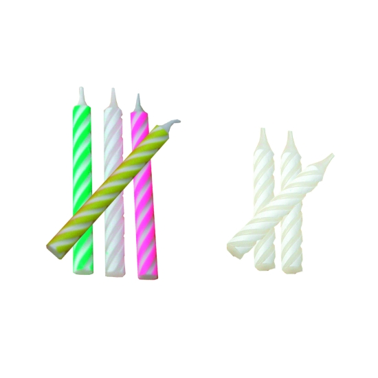 Bougie 10 ans Bicolore 