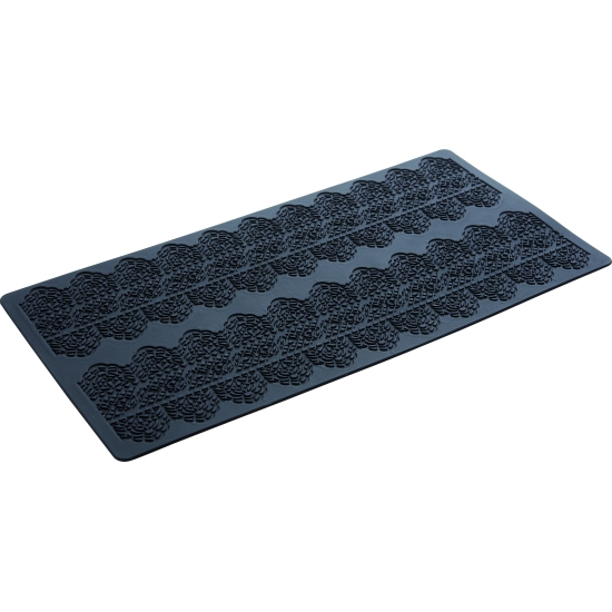 Plaque silicone 40 x 20 cm : Dentelle 3 - Ht 90 mm 