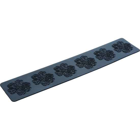 Plaque silicone 40 x 8 cm : Fleur - diamètre 60 mm 