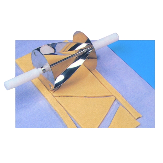 Rouleau coupe croissant triangle inox