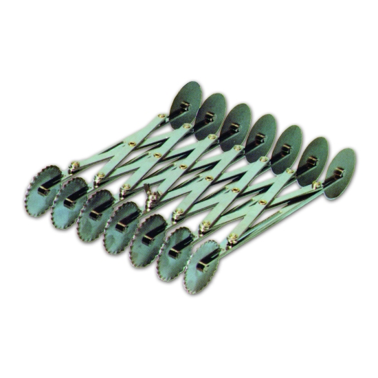 Rouleau multicoupe métal double