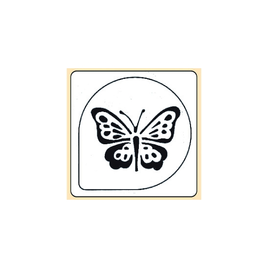 Pochoir plastique papillon