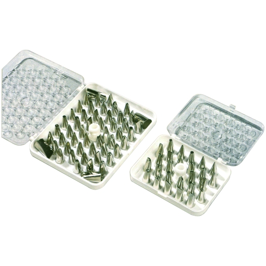 Boite de douilles inox Décor fin
