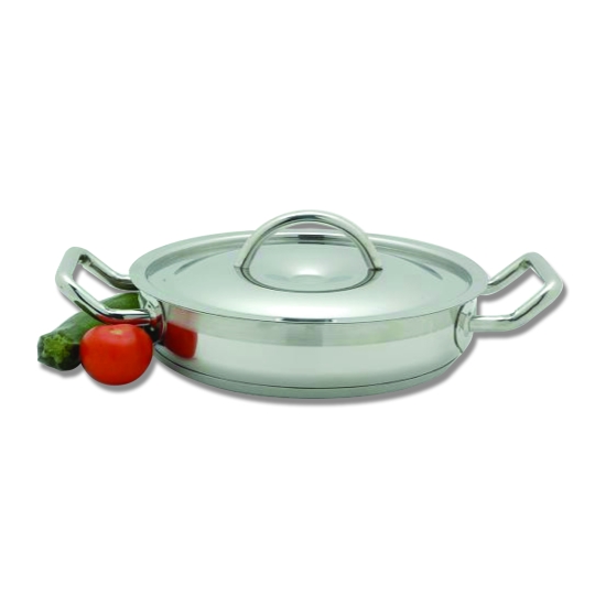 Sautoir avec couvercle inox 18/10 Gamme Pro-Luxe 