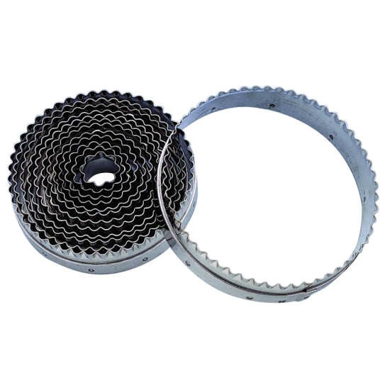 Découpoir inox Rond cannelé